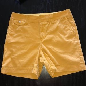 Mustard yellow shorts Size 4